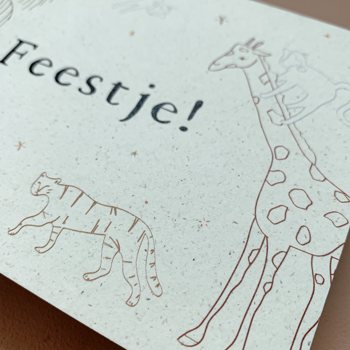 Uitnodigingskaart Kinderfeestje - Studio Bydiede