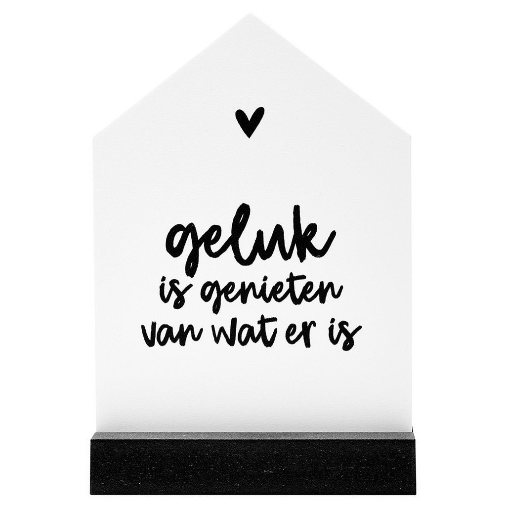 Geluk is genieten van wat er is (cadeaupakket)