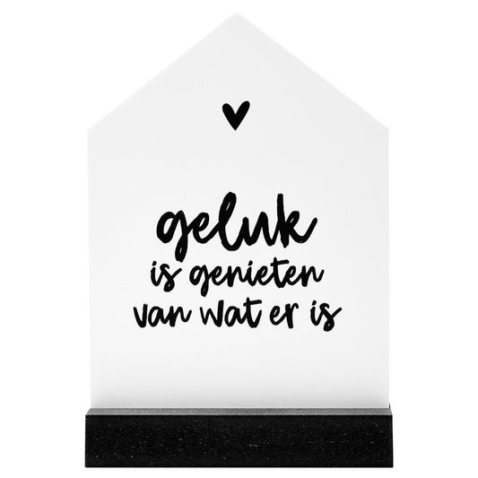 Geluk is genieten van wat er is (cadeaupakket)