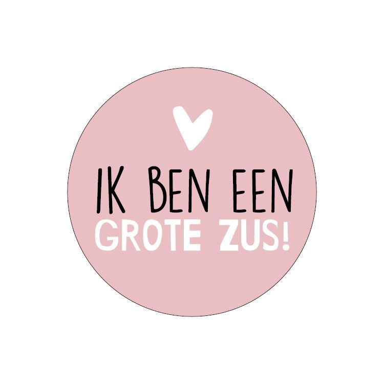 Stickers grote broer of grote zus