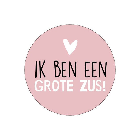 Stickers grote broer of grote zus