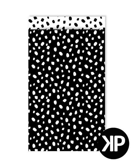 Inpakpapier Black & White 70cm x 2m (Verschillende motieven)