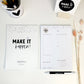 Planner - Dagplanner A5 Make it happen