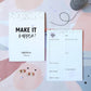 Planner - Dagplanner A5 Make it happen