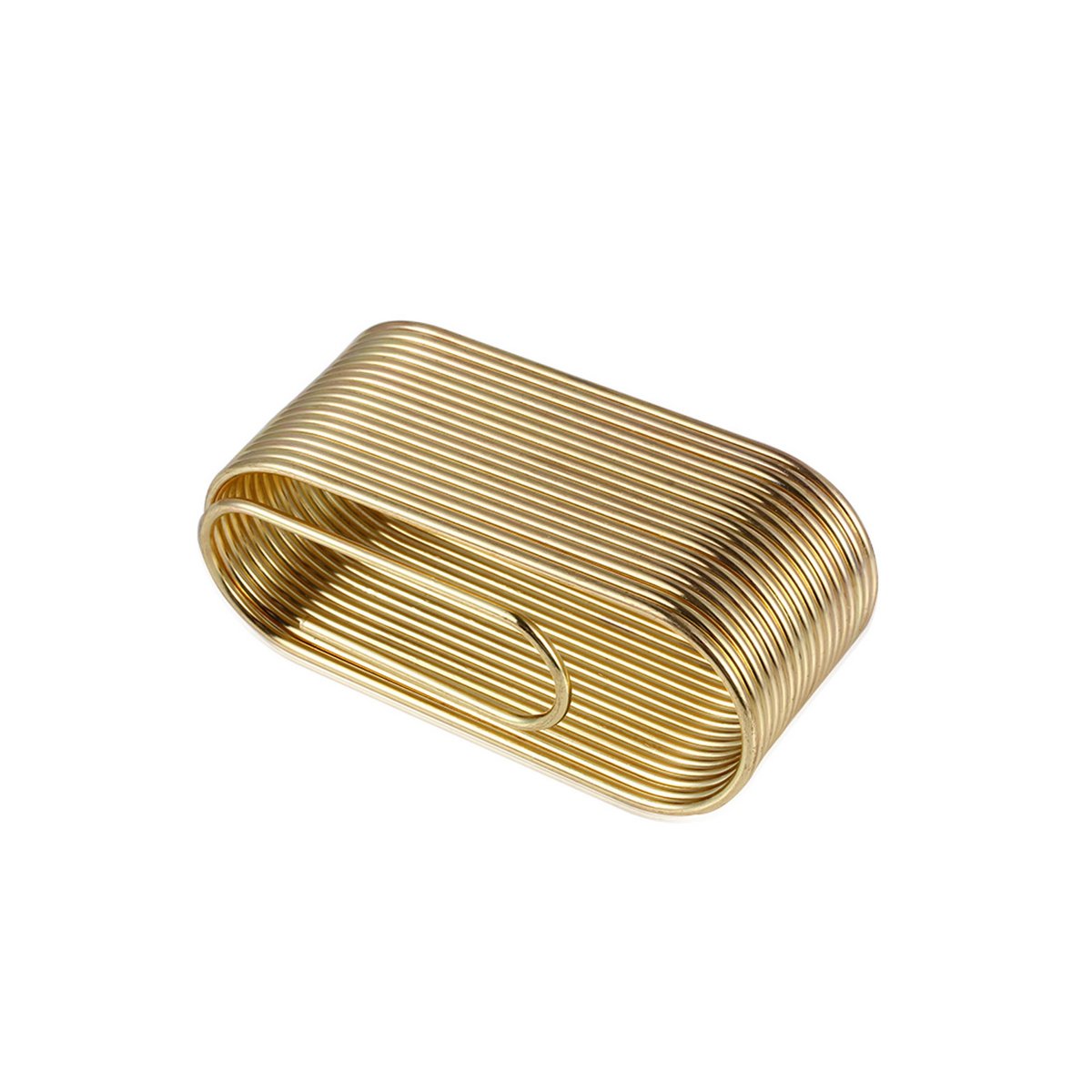 Gigantische paperclip bureau-organizer Goud of Zwart