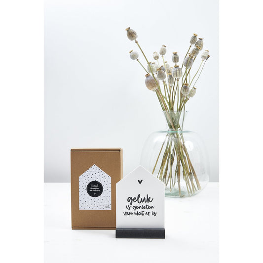 Geluk is genieten van wat er is (cadeaupakket)