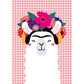 Wenskaart - FRIDA KAHLO LLAMA