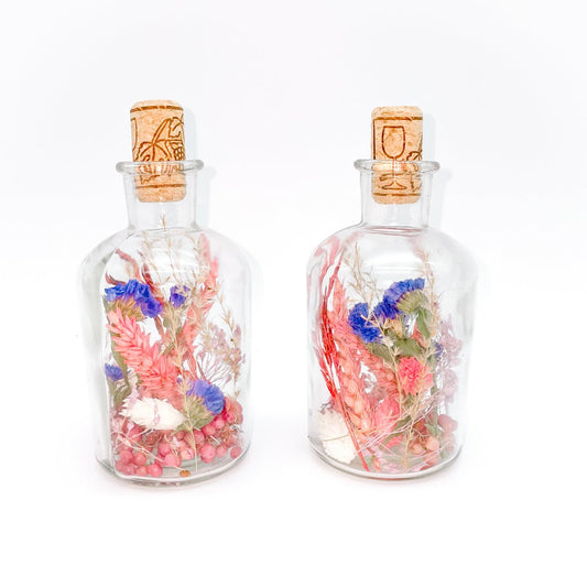 Droogbloemen Glazen Fles 'Blossom'