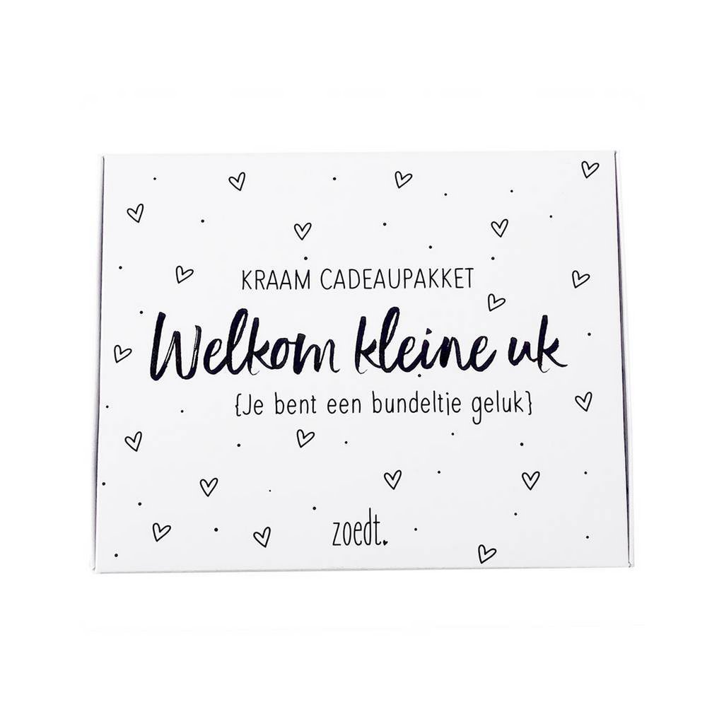 Kraam Cadeaupakket 'Welkom kleine uk' - Zoedt