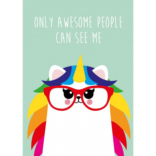 Wenskaart - Only awesome people can see me