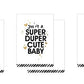 Mini kaartjes A7 - Mini Babykaarten