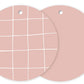 Cadeaulabel - Hand Draw Grid (meerdere kleuren)