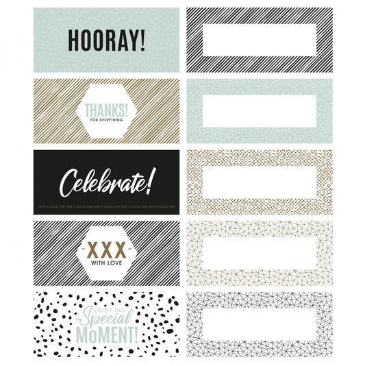 Cadeaulabel -  Perfect Basics (Verschillende motieven)