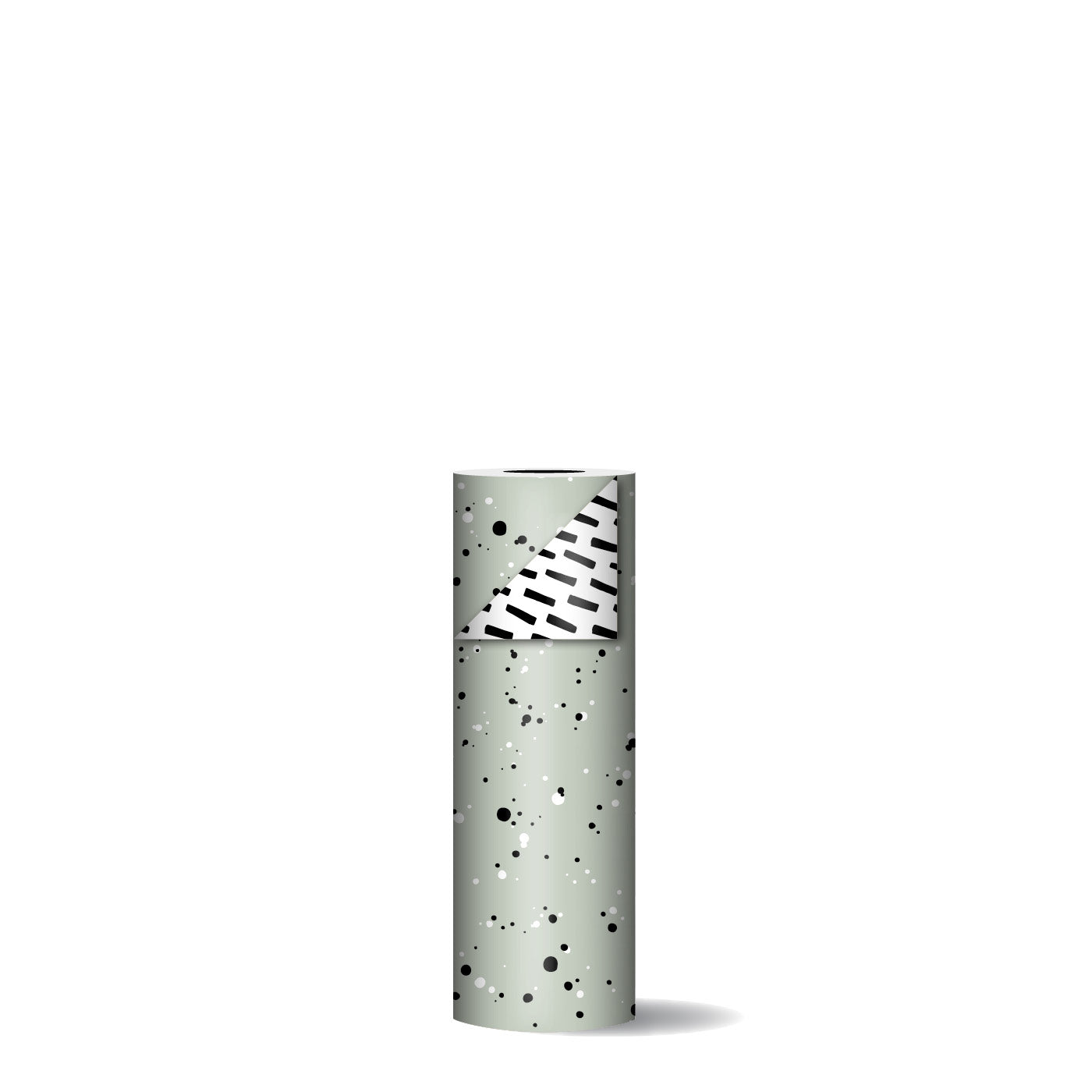 Inpakpapier - Random Spots Roos & Mint (2 meter)