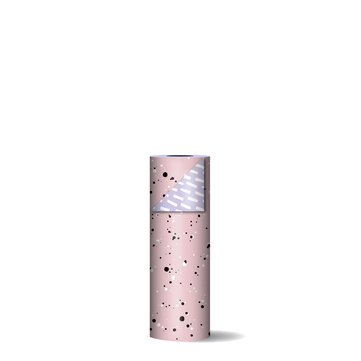 Inpakpapier - Random Spots Roos & Mint (2 meter)
