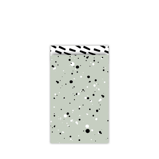 Cadeauzakjes 12 x 19 cm - Random Spots Warm (Roos & Mint)