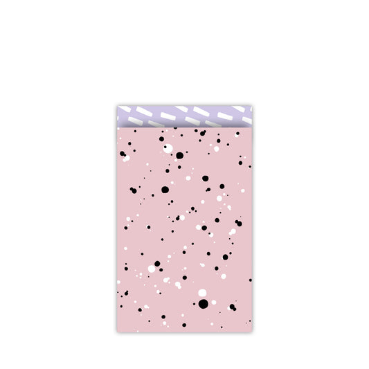 Cadeauzakjes 12 x 19 cm - Random Spots Warm (Roos & Mint)