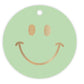 Cadeaulabel - Smiley verschillende kleuren
